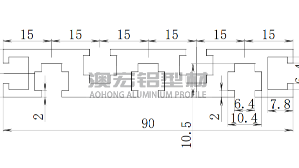 國標1590工業(yè)鋁型材