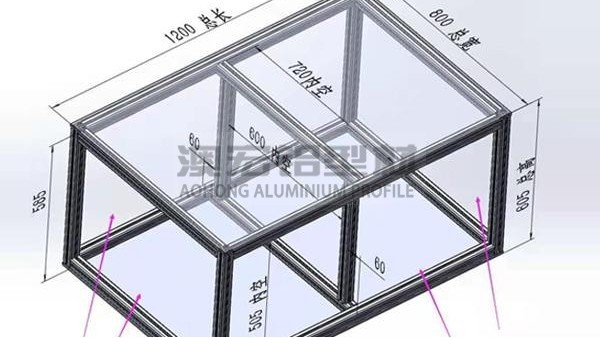 工業(yè)鋁型材框架設(shè)計(jì)簡單過程介紹