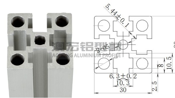 3030國標(biāo)工業(yè)鋁型材